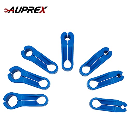AUPREX 7PCS AC Fuel Line Disconnect Tool Set for Most Ford/GM/Chrysler/Mazda,Includes 1/4 5/16 3/8 1/2 5/8 3/4 7/8 Inch Transmission Oil Cooler Line Quick Disconnect Kit Fuel Line Removal Tool - Image 3
