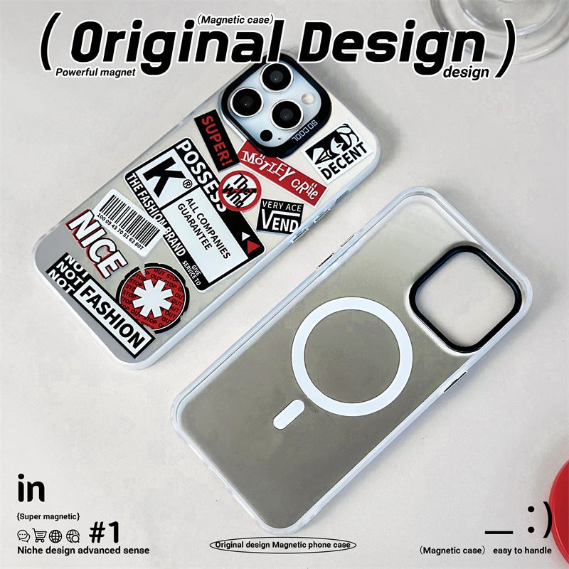 Zhitai Apple 16/15 Magnetic Scrub Laser iPhone Case 14Promax for Huawei P70Pro - Image 3