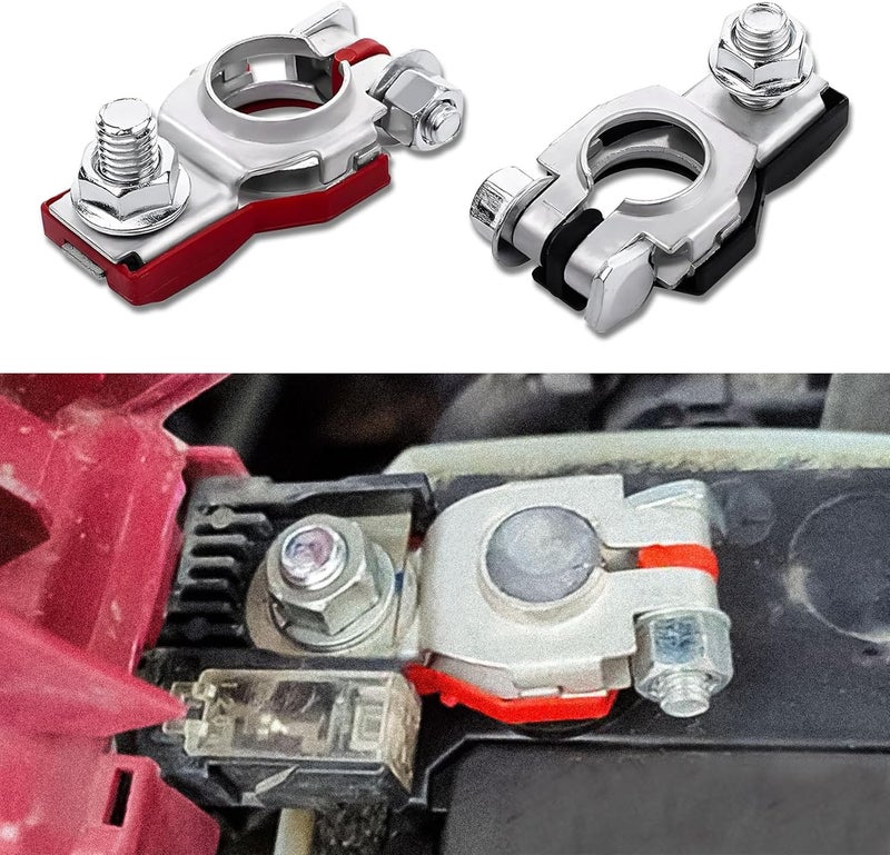 HEVLE 2PCS Battery Terminal Connector for Nissan - Image 1