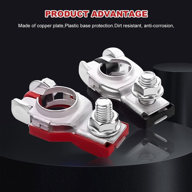 HEVLE 2PCS Battery Terminal Connector for Nissan - Image 4