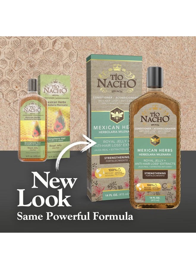 Tio Nacho Mexican Herb Hair Strengthening Conditioner with Royal Jelly, 14 Ounces, YELLOW (GEN1697)  - Image 2