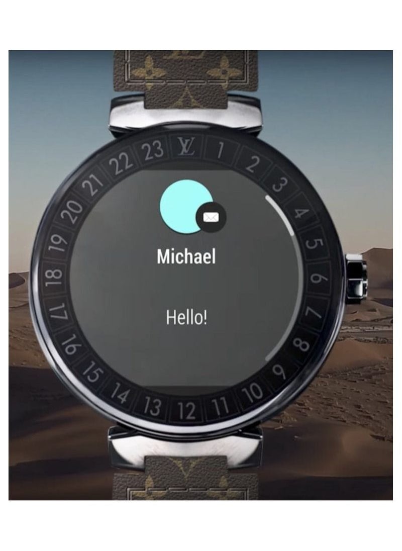 Generic - Waterproof Smartwatch For Men Tracker With Full Touch Color Screen - Image 1