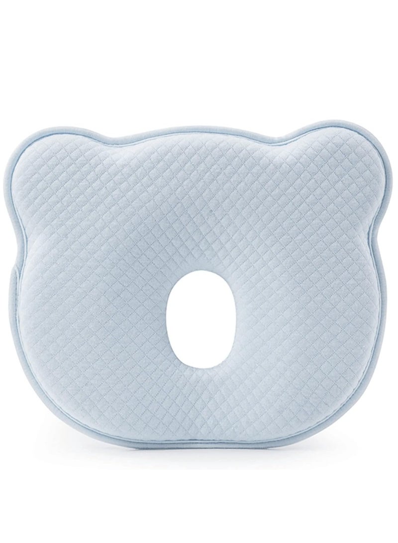 general Baby Shape Pillow, Baby Feeding Pillow, Bear Shape Memory Foam Material Bed Pillow, 3D Multifunctional Outdoor Flat Head Prevents Pillow, Moisture Wicking Away Baby Pillow - Image 1