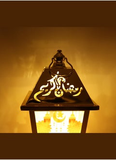 يوويل فانوس رمضان، مصباح زينة رمضان، مصباح زينة العيد، للاستخدام الداخلي والخارجي  - Image 5