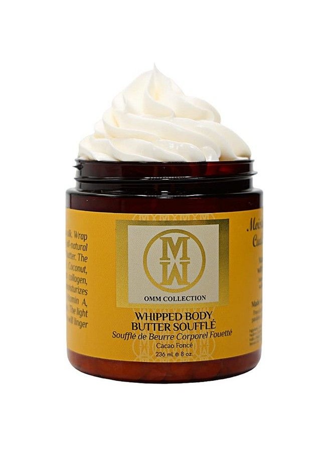 OMM Collection Natural Whipped Body Butter Soufflé For Dry & Sensitive Skin Whipped Shea Butter Infused By Vitamin E & A Mango Butter & Cacao Butter Hydrating & Moisturizing Shea Butter Cream For Women Vegan  - Image 1