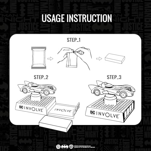 Involve your senses Involve DC 2008 Tumbler Batmobile Car Perfume | OFFICIAL DC MERCHANDISE | Car Fresheners | Car Accessories 2025 | Car Dashboard Decoration - Image 5