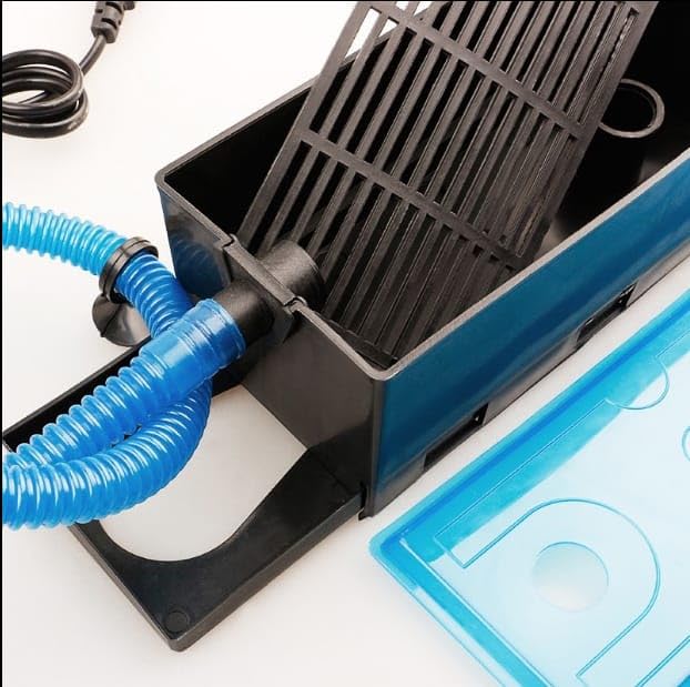 rizopets Wp-880F | 15W | 650L/Hr 3 in 1 Multi Functions Aquarium Top Filter with Free 1 Feet Sponge (Suits 25 Cm - 38 Cm Aquarium Fish Tank) - Image 3