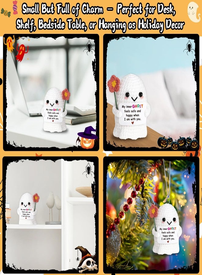 Frabaca Handmade Comfort Ghost Plush, Safe & Happy Companion for Anxiety Relief, Couples, Best Friends, Reassuring Gift for Stress, Self-Care, Valentine's Day - Image 5
