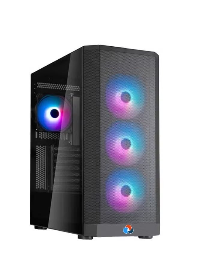 BLUMENIT Voltix-5L (i5-14400F/B760/RTX 3050 6GB/16GB D5/1TB NVMe/ Win 11 Pro) black - Image 1