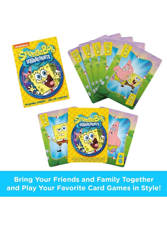 Aquarius AQUARIUS SpongeBob Playing Cards - SpongeBob SquarePants Themed Deck of Cards for Your Favorite Card Games - Officially Licensed SpongeBob Merchandise & Collectibles - Image 2
