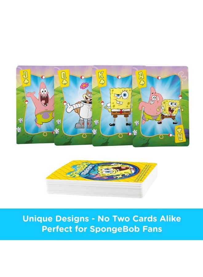 Aquarius AQUARIUS SpongeBob Playing Cards - SpongeBob SquarePants Themed Deck of Cards for Your Favorite Card Games - Officially Licensed SpongeBob Merchandise & Collectibles - Image 3