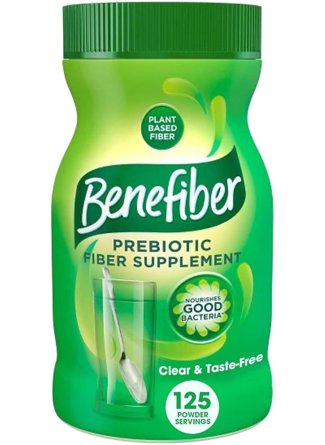 Benefiber Benefiber Daily Prebiotic Fiber Supplement Powder for Digestive Health, Unflavored - 125 Servings (17.6 Ounces)  - Image 1