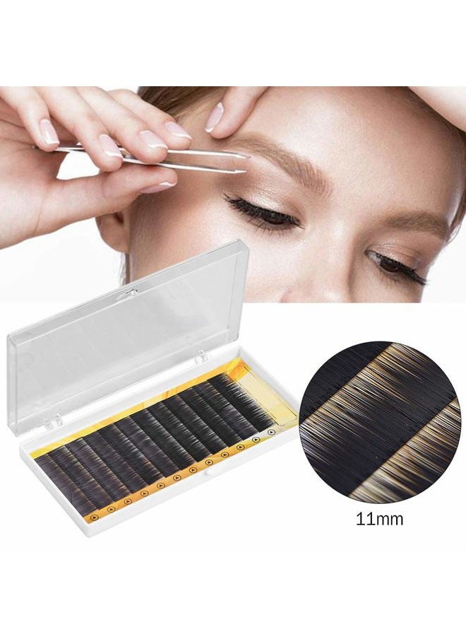 Brino False Eyebrow, Natural False Eyebrow Extension Fake Eyebrow Enhancer Individual Artificial Eyebrows(11mm)  - Image 2