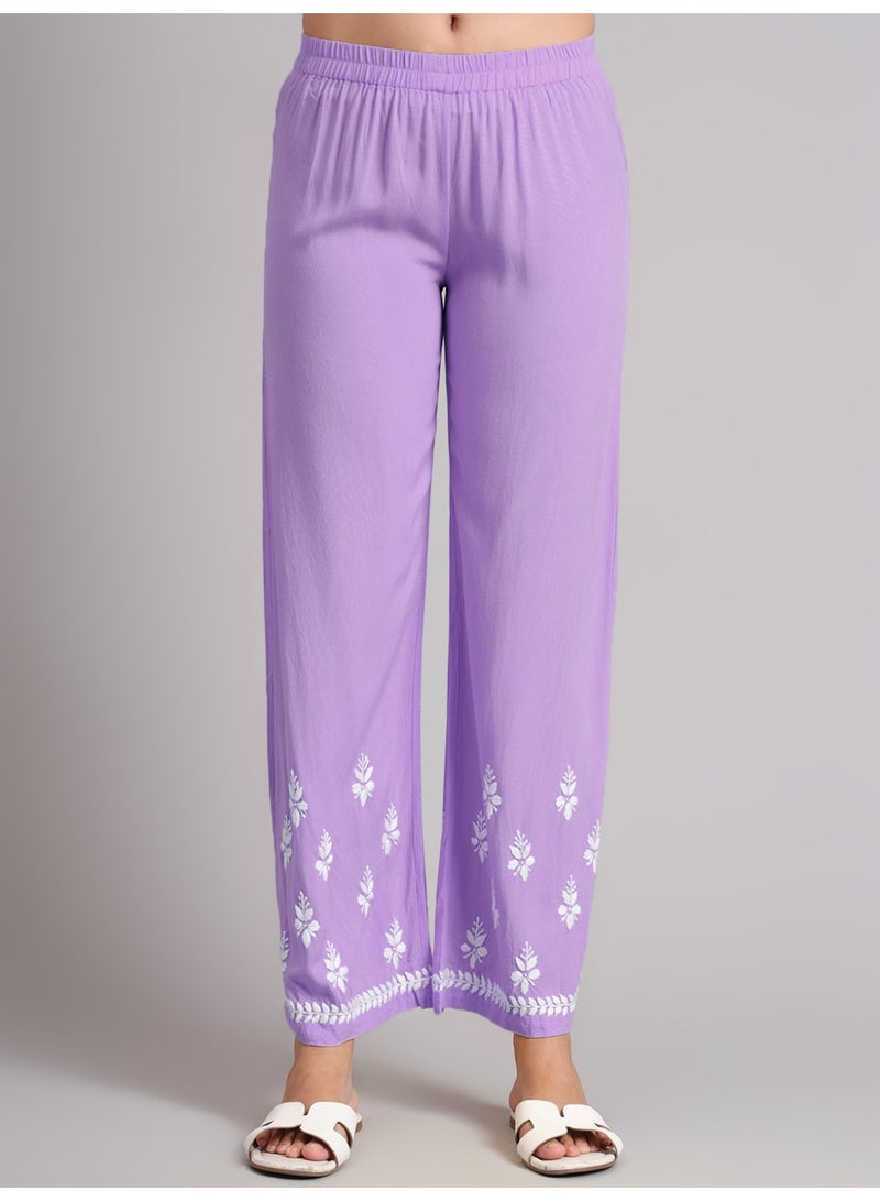 الايا طقم كورتا نسائي مطرز يدويًا من رايون لوكنو تشيكانكاري - Image 3