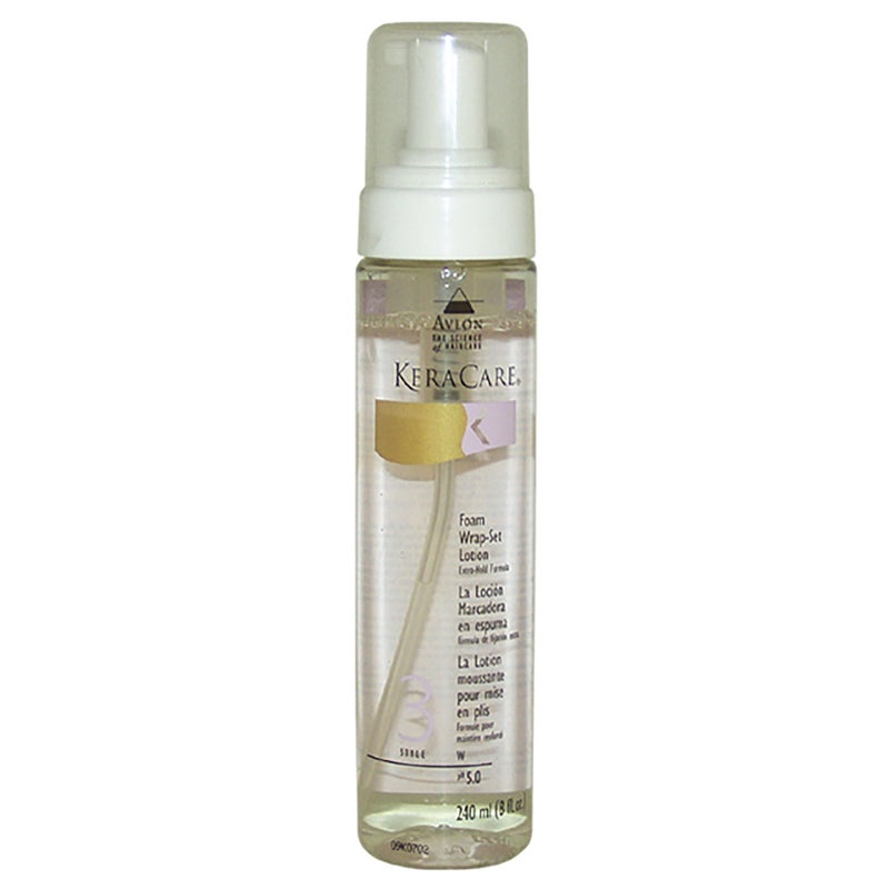 KeraCare Foam Wrap-Set Lotion Extra Hold Formula by Avlon for Unisex - 8 oz Lotion