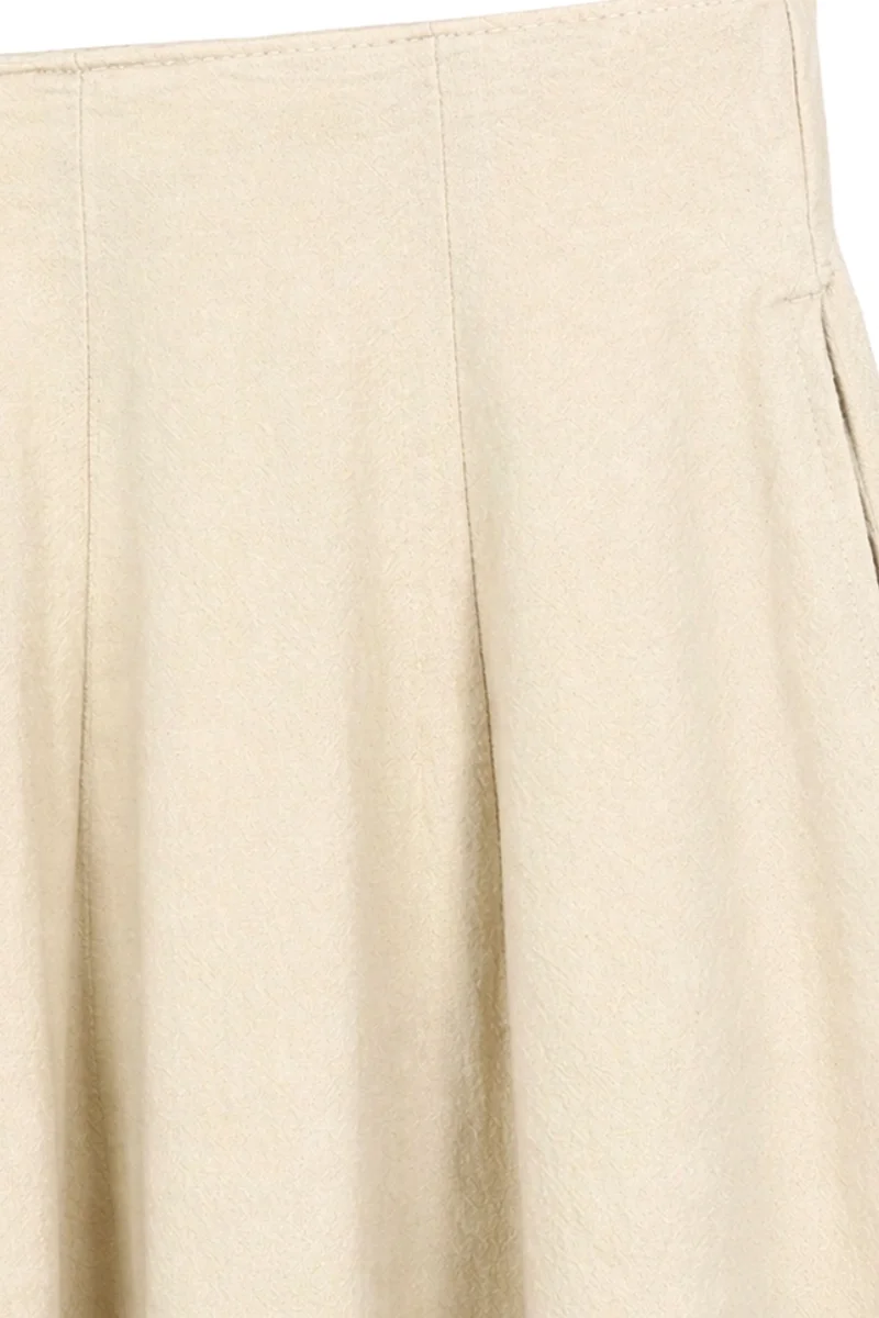 ميكسراي MIXRAY High Waist A-Line Midi Skirt
