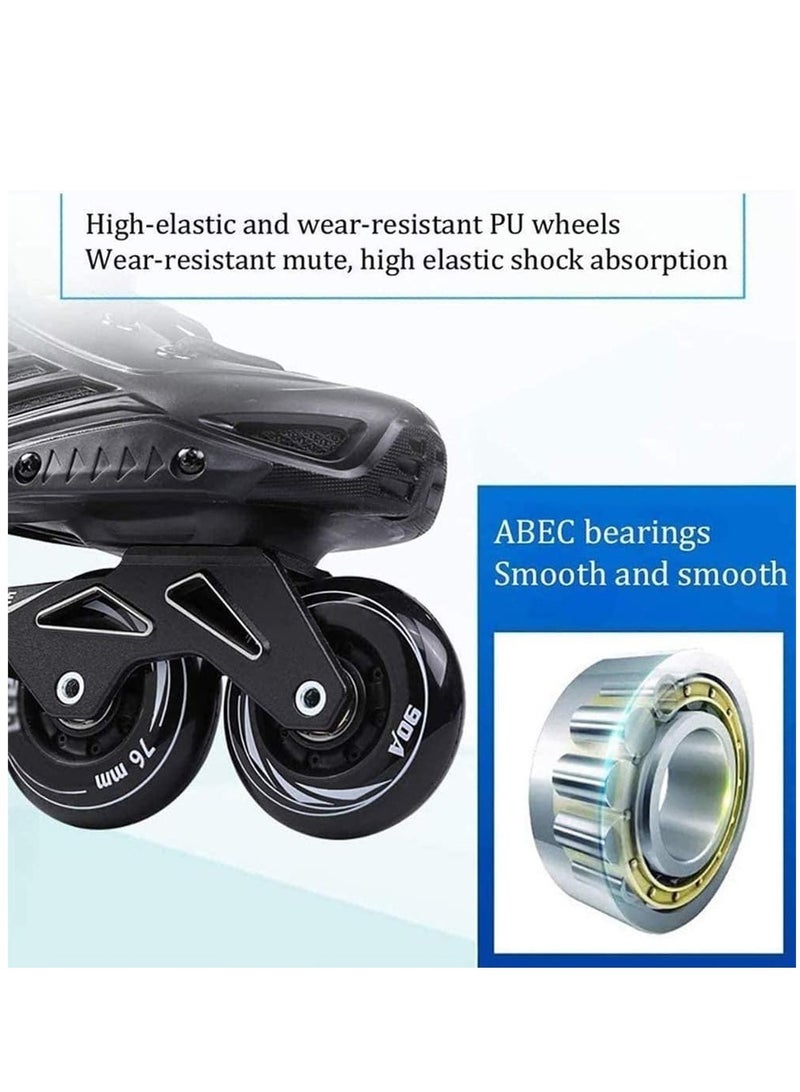 Loquat Professional Single Row Roller Blades Speed Skating Shoes - Image 2