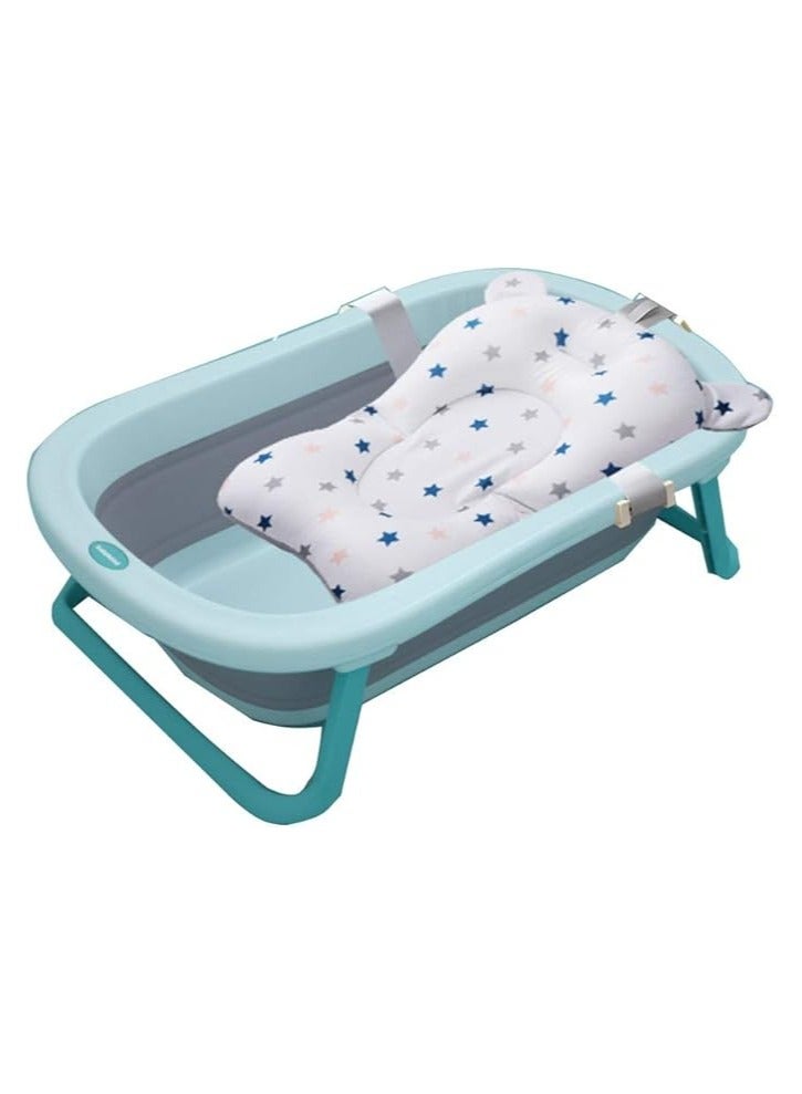 Whynot Portable Foldable Baby Bathtub with Soft Cushion – Durable & Space-Saving Design | Multicolor | Suitable for 0-5 Years Old - Image 1
