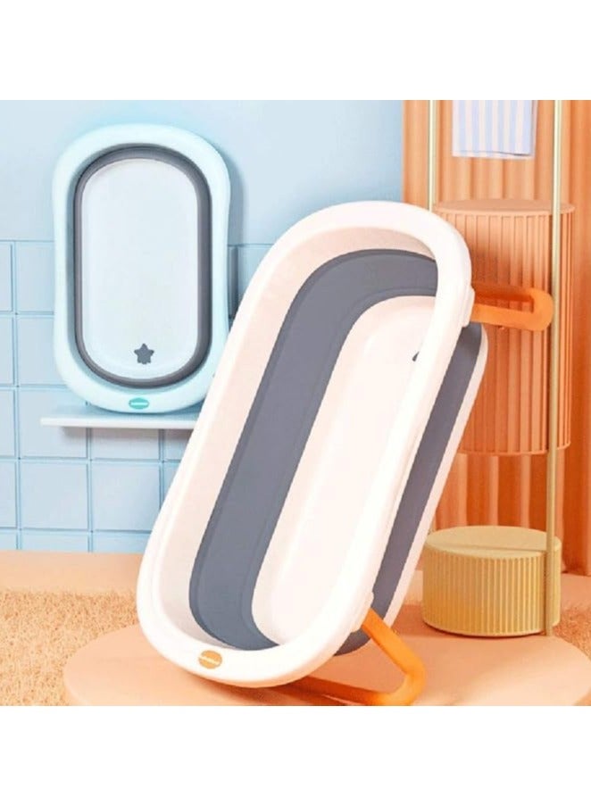 Whynot Portable Foldable Baby Bathtub with Soft Cushion – Durable & Space-Saving Design | Multicolor | Suitable for 0-5 Years Old - Image 2