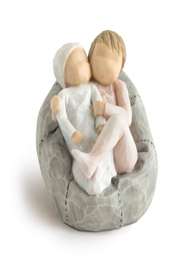Willow Tree My New Baby (Blush), Lots to Learn to Love to Grow Together, Celebrates, Shows Caring Relationship Between Older Sibling and Younger Siblings, Sculpted Hand-Painted Figure - Image 1