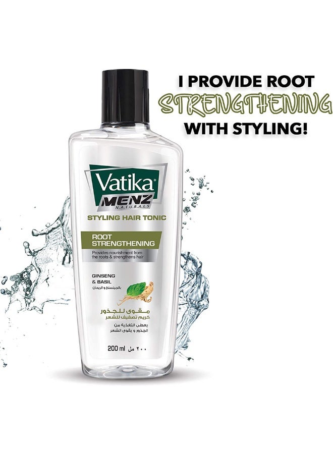 فاتيكا تونيك فاتيكا مينز لتقوية جذور الشعر وتصفيفه بالجنسانغ والريحان 200 مل - Image 2