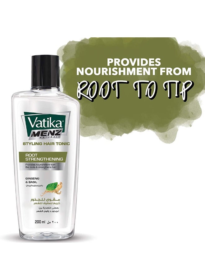 فاتيكا تونيك فاتيكا مينز لتقوية جذور الشعر وتصفيفه بالجنسانغ والريحان 200 مل - Image 4