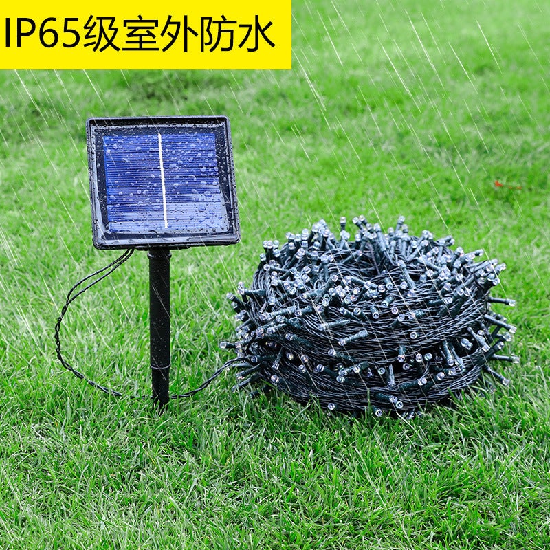Led Solar String Lights Factory Direct Sales Starry Sky String Lights Eight-Function Holiday Outdoor Waterproof  Light String - Image 4