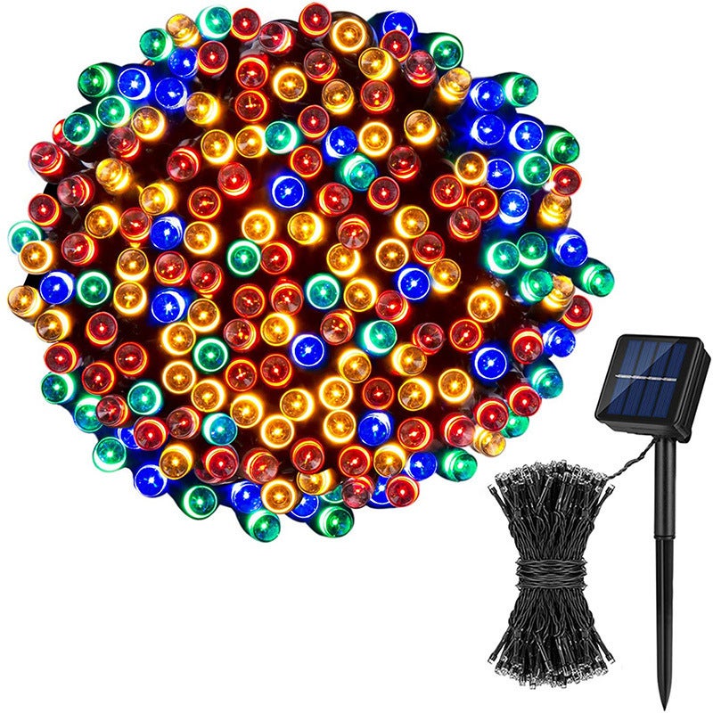 Led Solar String Lights Factory Direct Sales Starry Sky String Lights Eight-Function Holiday Outdoor Waterproof  Light String - Image 1