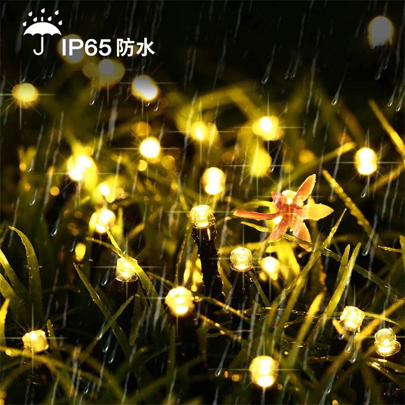 Led Solar String Lights Factory Direct Sales Starry Sky String Lights Eight-Function Holiday Outdoor Waterproof  Light String - Image 3