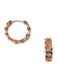 ORELIA LONDON Chain Huggie Hoops  - Image 1