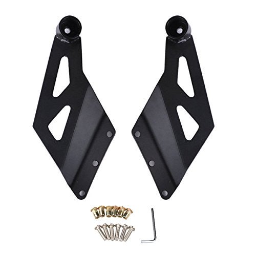 Lightronic lightronic Lightronic Upper Windshield Mount Bracket 50 Led Light Bar Roof Mounting Brackets for Dodge RAM 1500 2500  - Image 1