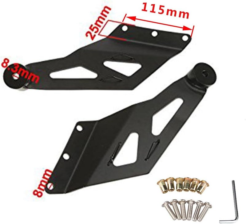 Lightronic Upper Windshield Mount Bracket for 50" LED Light Bar - Image 5