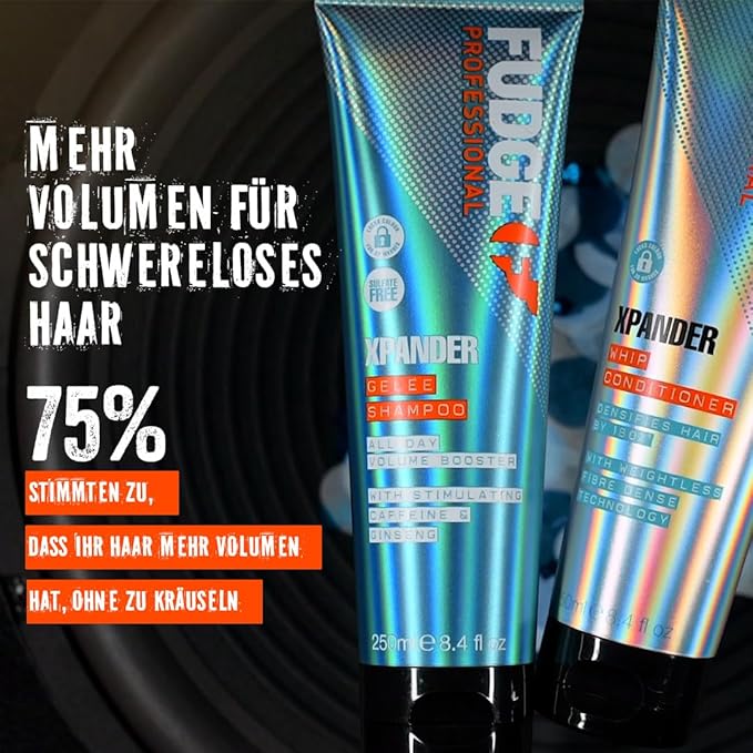 Fudge Professional Xpander Volumizing Conditioner 180 Percent Denser Hair for Fine Flat Hair ColourLock and Bond Repair Technology 250 ml - Image 3