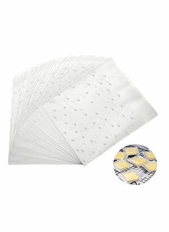 Y&D 4”x4”Self Adhesive Candy Bag 200 PCS Cellophane Cookie Bags Self-adhesive Sealing White Polka Dot Clear OPP Plastic Party for Bakery, Candy, Soap  - Image 1