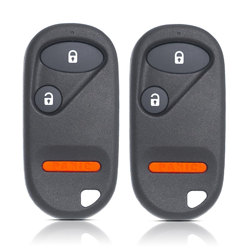 MechanMagic Key Fob Remote Replacement Fits for Honda Civic DX EX LXHonda Pilot 2001 2002 2003 2004 2005 2006 2007 NHVWB1U523 Keyless Entry Remote Control NHVWB1U521 72147S5AA01Pack of 2
