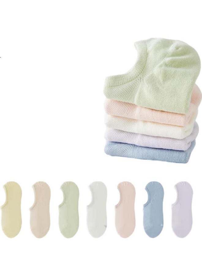 A Fish Women'S 7A Grade Antibacterial And Odor-Resistant Cotton Socks Spring Summer Season Boat Socks Breathable Sports Cotton Socks Absorb Sweat - Image 3
