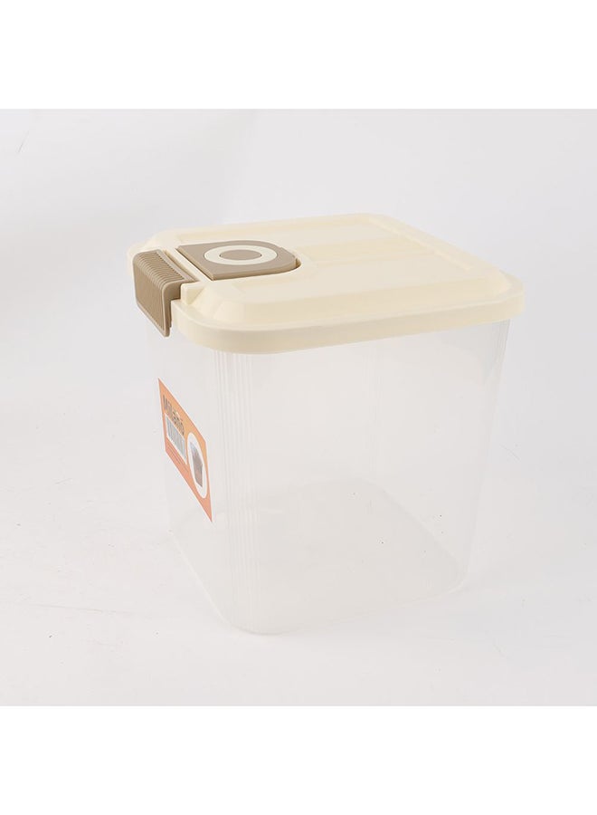 milano حاوية طعام الحيوانات الأليفة البلاستيكية ميلانو – حاوية محكمة الغلق متينة مع غطاء ومغرفة لطعام الكلاب والقطط الجاف، تصميم خالي من الروائح وخالي من BPA، يحافظ على طعام الحيوانات الأليفة طازجًا ومنظمًا 5 لتر L22.5XW23XH22Cm - Image 3