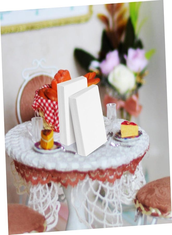 Pluzmecalm 30PCS Mini Dollhouse Books, 1:12 Scale Blank Miniatures Dollhouse Books Tiny Blank Notebook for Doll House Bookshelf Decoration - Image 5