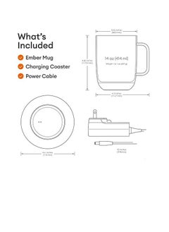 Ember - Mug Charging Coaster - White