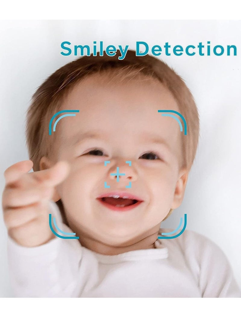 Advanced Smart Baby Monitor Cry Face Cover up, Danger Zone Detection with App to Phone Wall Mount Camera Call HD Night Remote Video