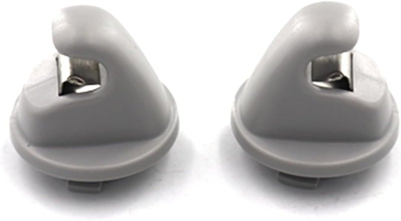 Wivplex Gray Sun Visor Clip Hook Holder for VW Models - Image 1