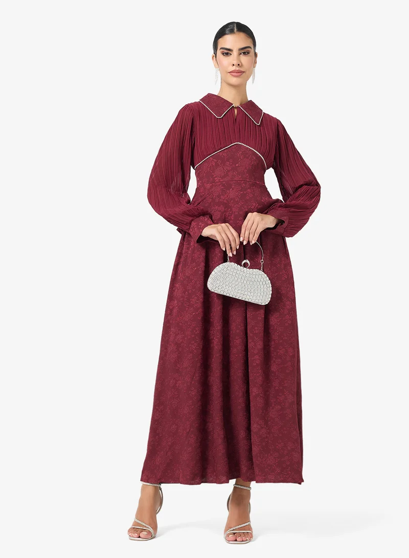 Khizana  Dress With Mock Peplum for Women | Best Price UAE