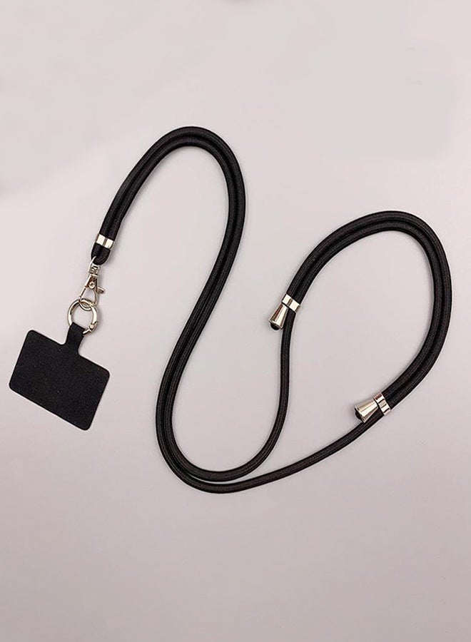 Universal phone lanyard, messenger-style phone lanyard, multi-functional nylon patch adjustable shoulder strap, compatible with most smartphones - Image 5