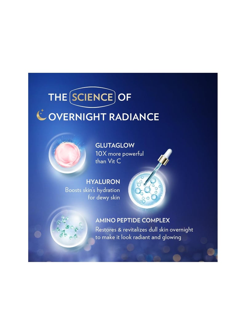 فازلين لوشن جلوتا هيا للتألق الليلي | للوجه والجسم | بشرة مشرقة وممتلئة | مرطب الجلوتاثيون والببتيد الأميني 200 مل - Image 4