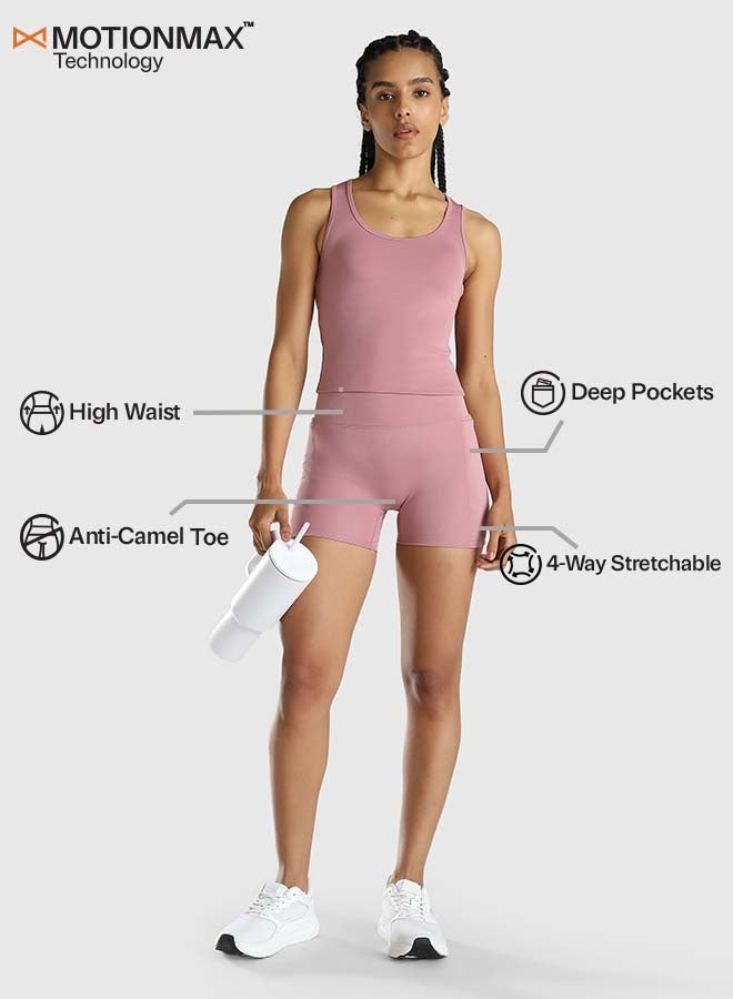 ماسلميند شورتات نسائية قصيرة للدراجات  بوصة - Image 3