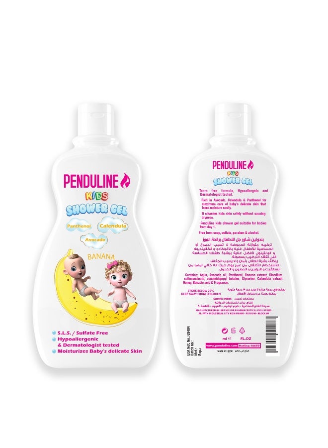 PENDULINE Penduline Kids Shower Gel Banana | 300 Ml | Sulfate Paraben Free |Cleansing and moisturizing - Image 3