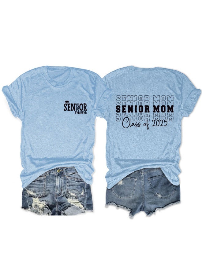Senior  Shirts Senior Class of Senior   Shirt Senior Mom T-Shirt Graduation  Gifts Causal Teacher Tee Tops - Image 1
