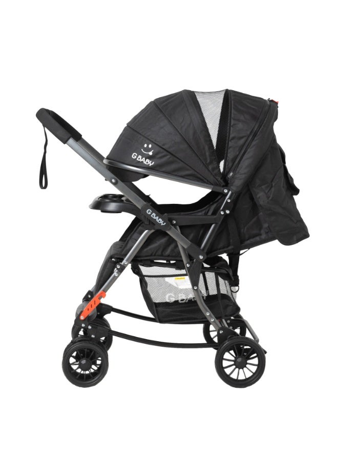 G Baby (G22) stroller baby/Kids Travel Stroller Reversible Handle, LIGHTWEIGHT, COMPACT DESIGN,Mosquito Net,Advanced Stroller with DETACHABLE FOOD TRAY - Image 1