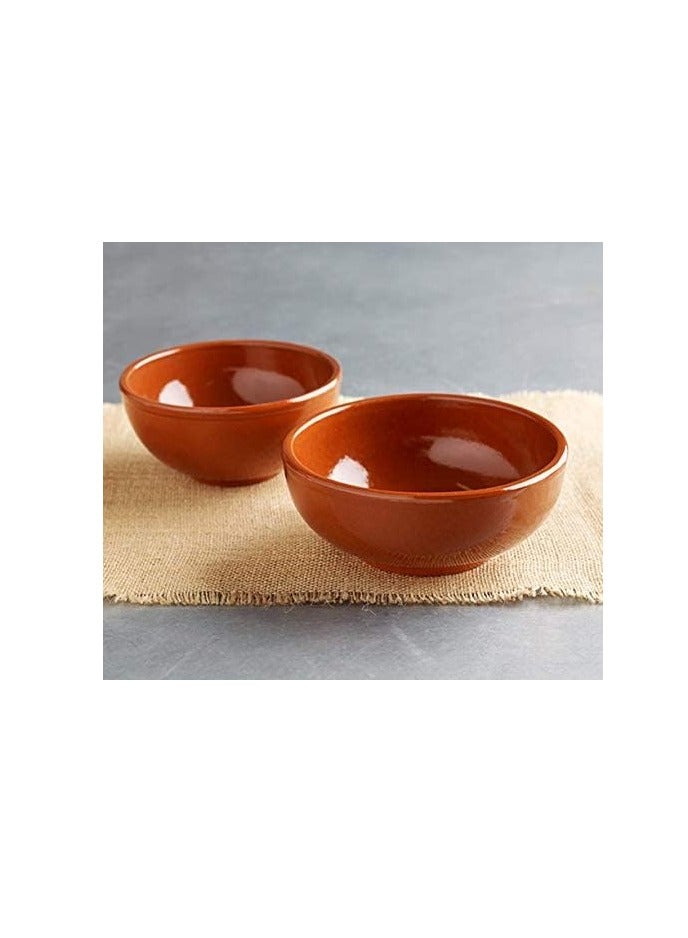 Regas Mud Clay Footed Soup Bowl Made In Spain-11CM - Image 2