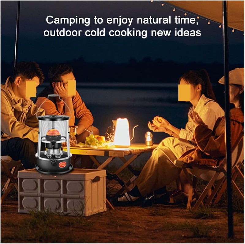 WWDZ Camping Stove Portable Kerosene Stove Heater Lightweight Kerosene Stove Heater With Oil Gauge Portable Kerosene Warmer Automatic Extinguishing Suitable For Outdoor Backpacking Hiking Traveling Te - Image 3